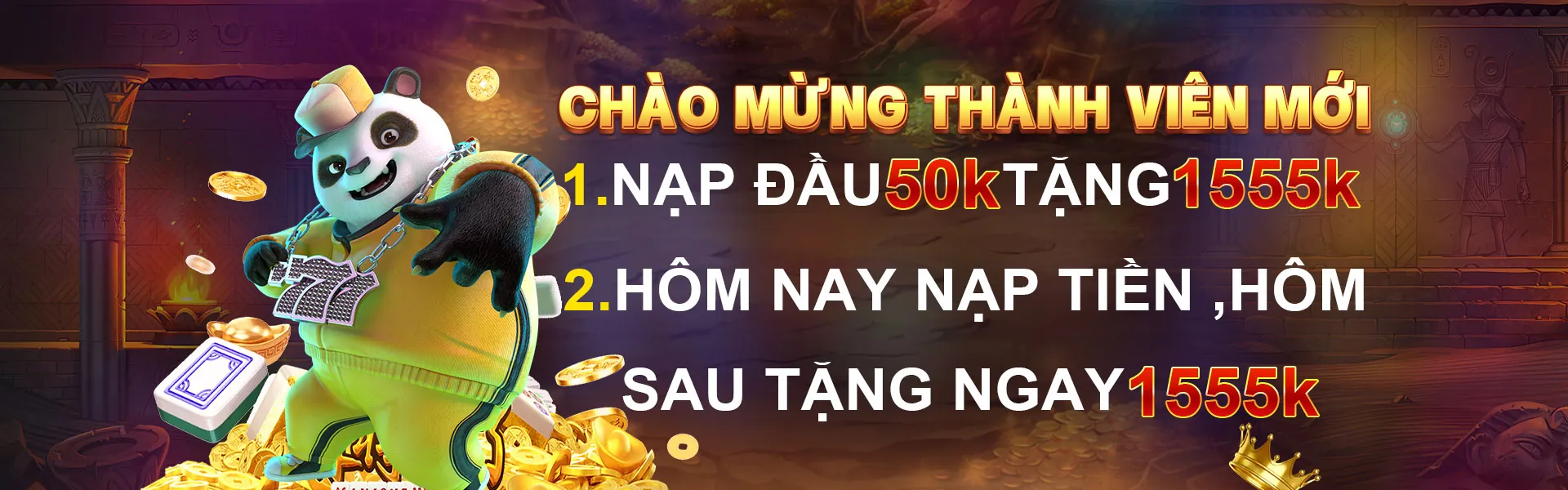 Hình ảnh ưu đãi nạp lại hàng ngày và phần thưởng thành viên VIP